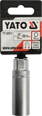 Nástavec na svíčky 3/8" 16 mm Yato YT-38511