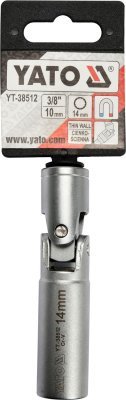 Nástavec na svíčky s kloubem 3/8" 14 mm Yato YT-38512
