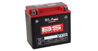 Továrně aktivovaná motocyklová baterie BS-BATTERY 300887 BTX14H (FA) (YTX14H (FA)) SLA MAX (700.300887)