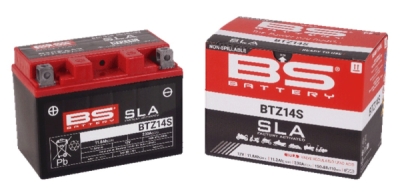 Továrně aktivovaná motocyklová baterie BS-BATTERY BTZ14S (YTZ14S) SLA