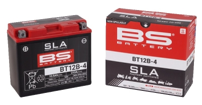 Továrně aktivovaná motocyklová baterie BS-BATTERY BT12B-4 (YT12B-4) SLA