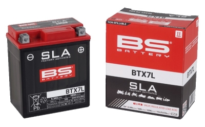 Továrně aktivovaná motocyklová baterie BS-BATTERY BTX7L (FA) (YTX7L (FA)) SLA
