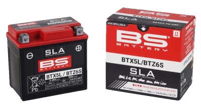 Továrně aktivovaná motocyklová baterie BS-BATTERY BTX5L (FA) (YTX5L (FA)) SLA