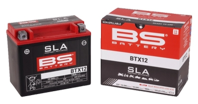 Továrně aktivovaná motocyklová baterie BS-BATTERY BTX12 (FA) (YTX12 (FA)) SLA