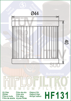 Olejový filtr HIFLOFILTRO HF131