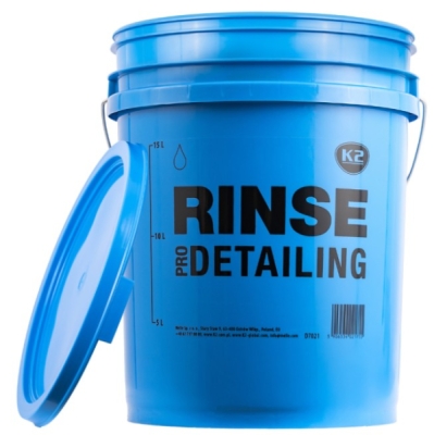 K2 Detailingový kbelík s víkem "RINSE" , 20L
