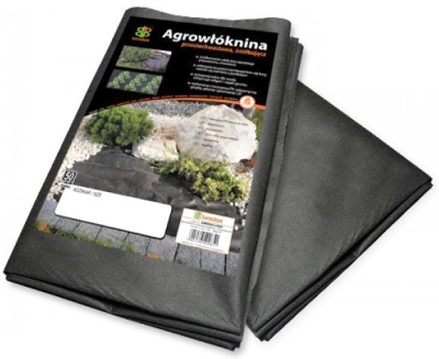 Agrovláknina 50g/m² černá proti plevelu, 5x1,1m BRADAS AWB5011005