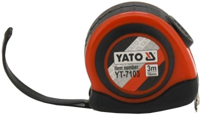 Metr svinovací 3 m x 16 mm autostop Yato YT-7103