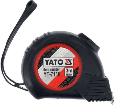 Metr svinovací 3 m x 16 mm autostop Yato YT-7110