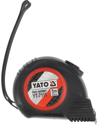 Metr svinovací 5 m x 25 mm autostop Yato YT-7111