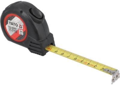 Metr svinovací 3 m x 16 mm autostop Yato YT-7110