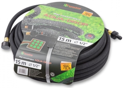 Zahradní zavlažovací kapací hadice 15m 1/2" AQUA-DROP BRADAS WAD1/2015