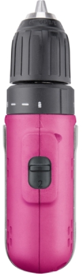 Vrtací šroubovák aku, růžový, 12V Li-ion, 1500mAh EXTOL LADY
