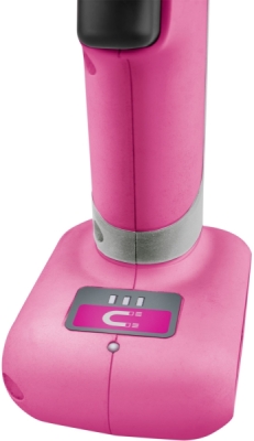 Vrtací šroubovák aku, růžový, 12V Li-ion, 1500mAh EXTOL LADY