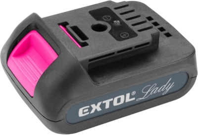 Baterie akumulátorová, 12V Li-ion, 2000mAh EXTOL LADY
