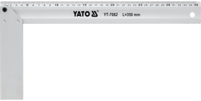 Yato Truhlářský úhelník hliníkový 350mm