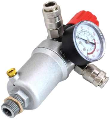 Regulátor tlaku vzduchu - odlučovač vody 1/2", max. 12 bar - ASTA A-KR12F
