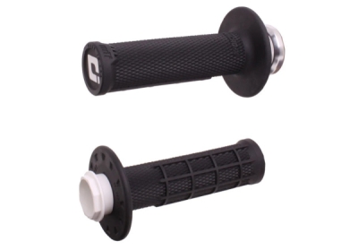 Sada rukojetí Lock-on ODI MICRO-X V2 H36MXB Černo/Stříbrná Half-Waffle