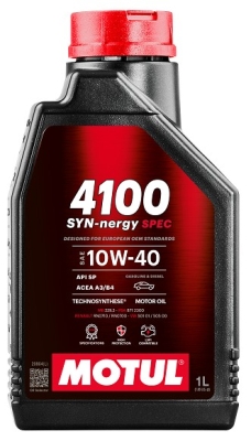 Motorový olej Motul 10W-40 4100 SYN-NERGY, 1L