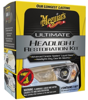 Meguiar's Ultimate Headlight Restoration kit - sada na renovaci světlometů
