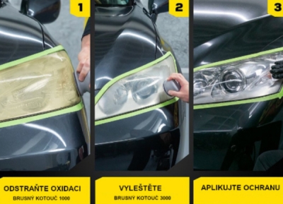 Meguiar's Ultimate Headlight Restoration kit - sada na renovaci světlometů