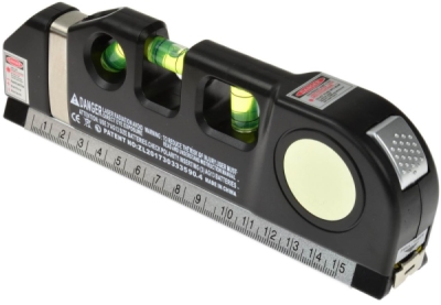 Laserová vodováha s metrem 2,5m GEKO G03310