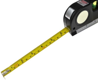 Laserová vodováha s metrem 2,5m GEKO G03310