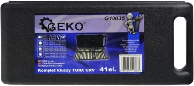 Sada bitů torx 40ks v kufru GEKO G10035