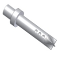 Zátka výfuku "dB killer" MIVV SUONO 50.DK.070.0 9 holes O35 – O54 – L.190 mm rivet fixing