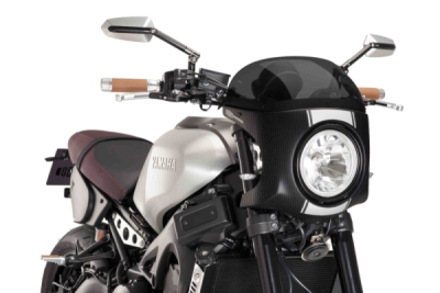 Plexi štít PUIG SEMI-FAIRING 9188F karbonový vzhled tmavá kouřová
