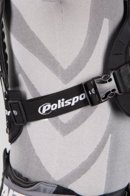 Chránič hrudi POLISPORT 8000300013 XP2 ADULT černá/stříbrná/černá