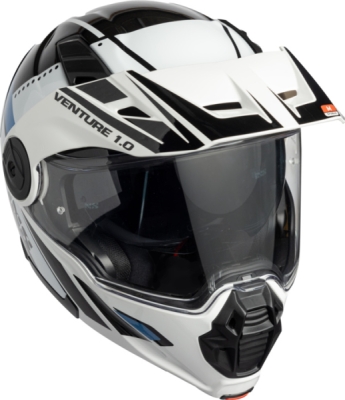 Flip-up helmet iXS X15903-319-XL VENTURE 1.0 X15903 black-white-anthracite XL