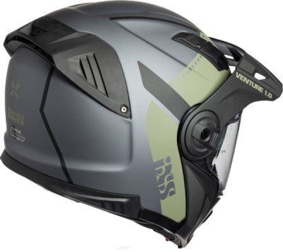 Flip-up helmet iXS X15903-M37-XL VENTURE 1.0 X15903 black-anthracite-olive XL