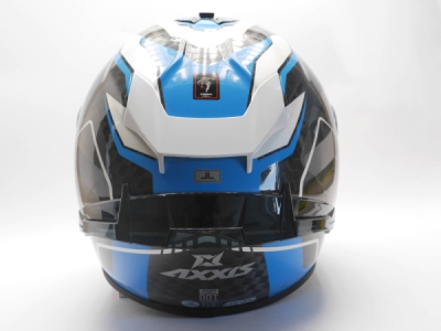 Integrální helma AXXIS 42577620004 COBRA rage a3 lesklá perleťově bílá S