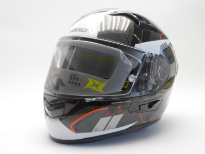 Integrální helma AXXIS 42327140028 RACER GP CARBON SV spike a0 lesklá perleťová bílá XXL (42327140008)