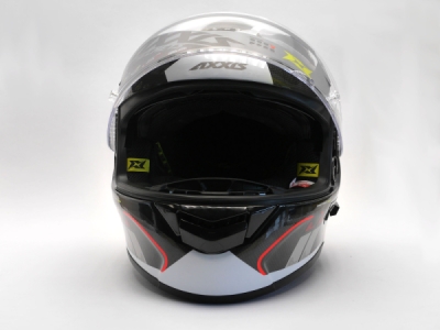 Integrální helma AXXIS 42327140028 RACER GP CARBON SV spike a0 lesklá perleťová bílá XXL (42327140008)