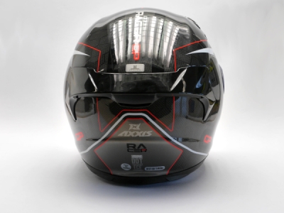 Integrální helma AXXIS 42327140028 RACER GP CARBON SV spike a0 lesklá perleťová bílá XXL (42327140008)