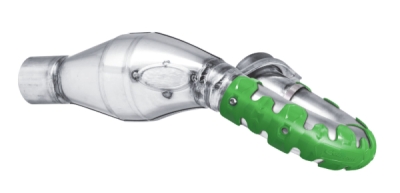 Exhaust head pipe guard POLISPORT 8483700005 ARMADILLO krátké zelená
