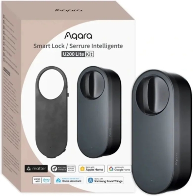 AQARA Smart Lock U200 Lite Kit (EL-D03D), Černý - Smart Zámek