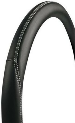 Potah volantu CLUB PREMIUM černý, 37-39 cm