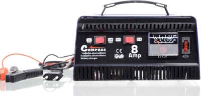 Compass nabíječka 8Amp 6/12V TÜV/GS METALLIC