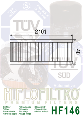 Olejový filtr HIFLOFILTRO HF146