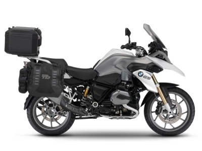 Kompletní sada sedlových brašen SHAD 130.kitTR40big48-11B TERRA TR40 a černého hliníkového 48L topcase, včetně montážní sady SHAD BMW R 1200 GS Adventure/ R 125