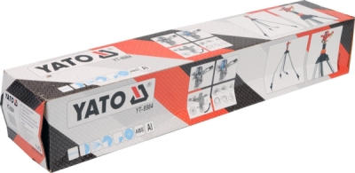 Yato YT-8984 impulzní zraszovač 45–360° na stativu, výška 65–93 cm, hliník + ABS