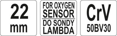 Klíč nástrčný na lambda sondu Yato YT-1754