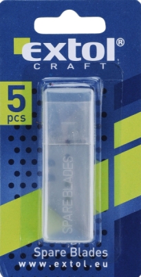 EXTOL CRAFT břity do nože, 19mm, 5ks, 9124