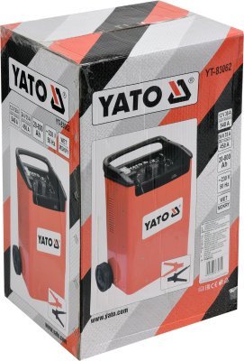 Yato YT-83062 nabíječka s funkcí startování 12/24 V, 20–800 Ah, 1,38 kW
