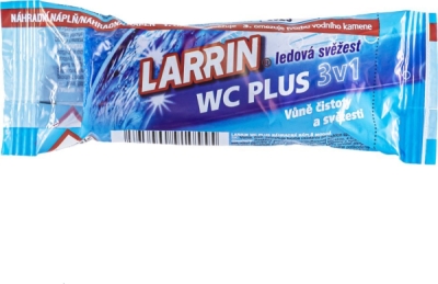 LARRIN WC Plus 3v1 modrý závěs Ledová svěžest 40g náplň