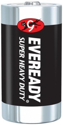 Eveready Super Heavy Duty monočlánky C R14/2 (2 ks)