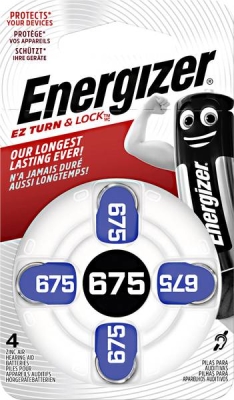 Energizer baterie do naslouchadel 1.4V Audio 675/PR44 (4ks)